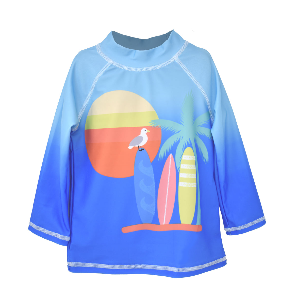 BOW-TIFUL UPF 50 RASHGUARD SWIM main image 1