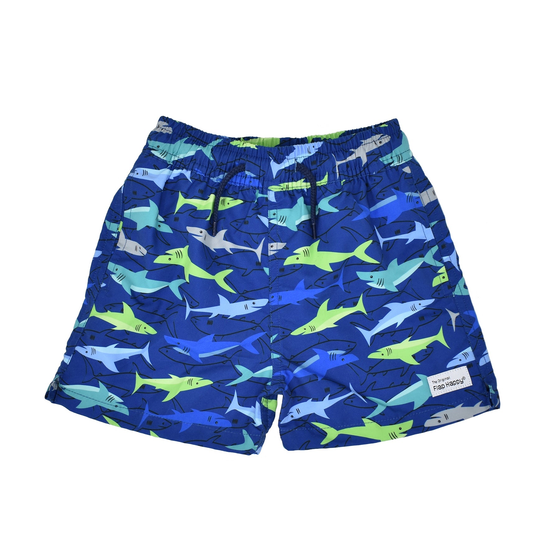 Girls Recycled Nylon UPF 50+ Swim Boy Shorts | Red